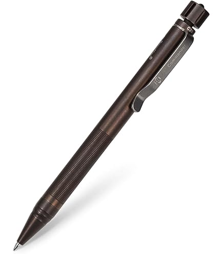 Amazon.com: RovyVon C10 Titanium Ballpoint Pen, Bolt Action Pen